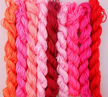 Wholesale Lots 9 Rolls Mixed Color 1.5mm Macrame Shamballa Bracelet Jewelry Making Nylon Cord Chinese Knot Bead String Thread
Wholesale Lots 9 Rolls Mixed Color 1.5mm Macrame Shamballa Bracelet Jewelry Making Nylon Cord Chinese Knot Bead String Thread