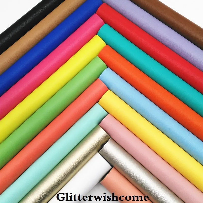 Glitterwishcome 21X29CM A4 Size Vinyl Synthetic Leather Immitation Cow Leather Faux Leather Sheets for Bows, GM097A
Glitterwishcome 21X29CM A4 Size Vinyl Synthetic Leather Immitation Cow Leather Faux Leather Sheets for Bows, GM097A
