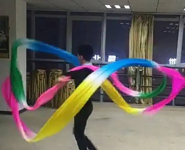 Stage dance streamer Flying dance Rainbow streamer Silk ribbon Dunhuang Water sleeves dance
Stage dance streamer Flying dance Rainbow streamer Silk ribbon Dunhuang Water sleeves dance
