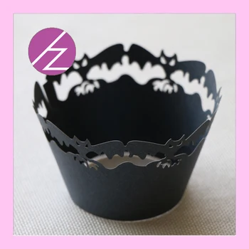 50pcs/lot Chic Laser Cut Carved Bat Pattern Cupcake Wrappers Happy Halloween Decorations Birthday Party Favor
50pcs/lot Chic Laser Cut Carved Bat Pattern Cupcake Wrappers Happy Halloween Decorations Birthday Party Favor