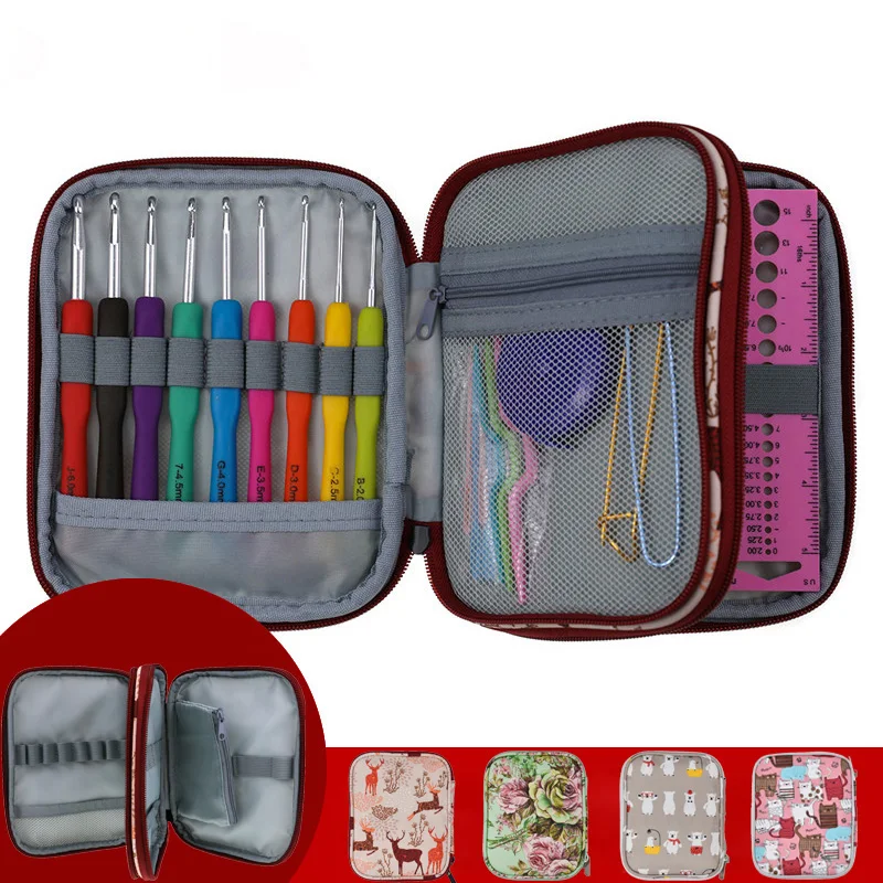 Empty Crochet Hooks Storage Bag Portable Knitting Kit Yarn Storage Tote Bag For Crochet Needles Scissors Ruler Sewing Kit Case
Empty Crochet Hooks Storage Bag Portable Knitting Kit Yarn Storage Tote Bag For Crochet Needles Scissors Ruler Sewing Kit Case