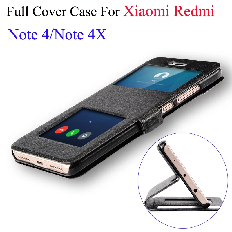Flip Leather Phone Cases For Xiaomi Redmi Note 4X Note 4 5.5 inch Cover Bag Case With Window View Holder Screen Protector Capa
Flip Leather Phone Cases For Xiaomi Redmi Note 4X Note 4 5.5 inch Cover Bag Case With Window View Holder Screen Protector Capa