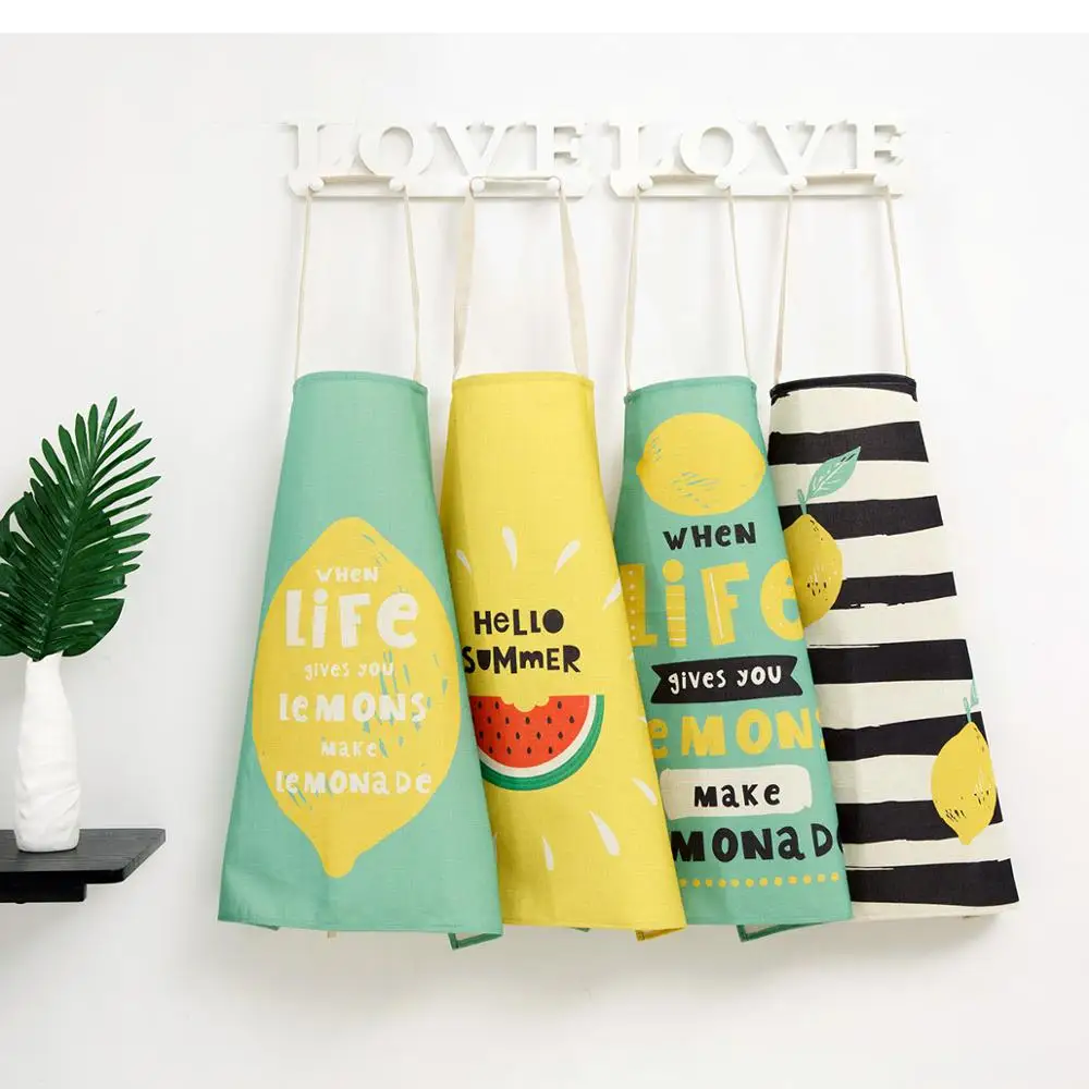 Fruit Pattern Cooking Lemon Apron Funny Novelty BBQ Watermelon Apron Summer Women Kitchen Cooking Apron Delantal Cocina
Fruit Pattern Cooking Lemon Apron Funny Novelty BBQ Watermelon Apron Summer Women Kitchen Cooking Apron Delantal Cocina