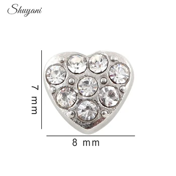 F490 Newest 20pcs/lot Silver Crystal Heart Charms Floating Locket Charms fit Magnetic Glass Locket Wholesale
F490 Newest 20pcs/lot Silver Crystal Heart Charms Floating Locket Charms fit Magnetic Glass Locket Wholesale