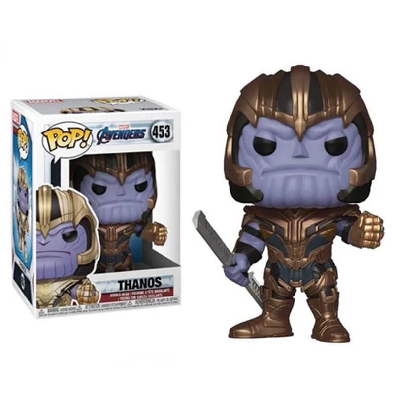 FUNKO POP Marvel Thanos Vinyl Doll Avengers Action Figures Collection Model figure Toys for Children brinquedos #453
FUNKO POP Marvel Thanos Vinyl Doll Avengers Action Figures Collection Model figure Toys for Children brinquedos #453