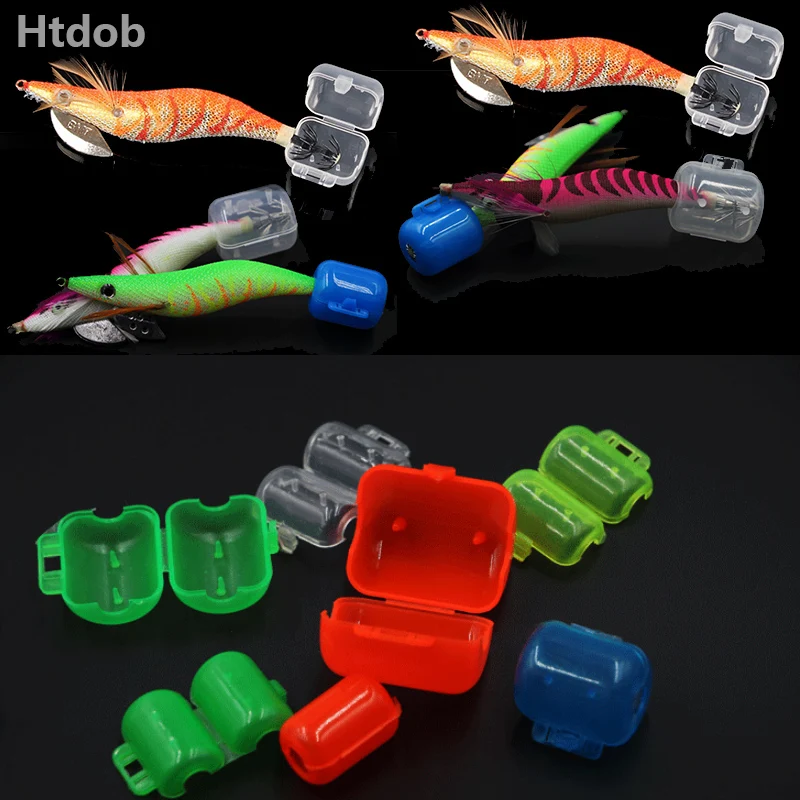 20Pcs Plastic Squid Jigs Wood Shrimp Hook Cover Umbrella Hooks Box 4 Size Fishing Accessories Random Color Hook Protector
20Pcs Plastic Squid Jigs Wood Shrimp Hook Cover Umbrella Hooks Box 4 Size Fishing Accessories Random Color Hook Protector
