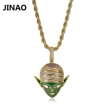 JINAO Hip Hop Jewelry Dragon Ball Iced Out Chain Anime Piccolo Pendant Cubic Zircon Necklace for Christmas Gifts
JINAO Hip Hop Jewelry Dragon Ball Iced Out Chain Anime Piccolo Pendant Cubic Zircon Necklace for Christmas Gifts