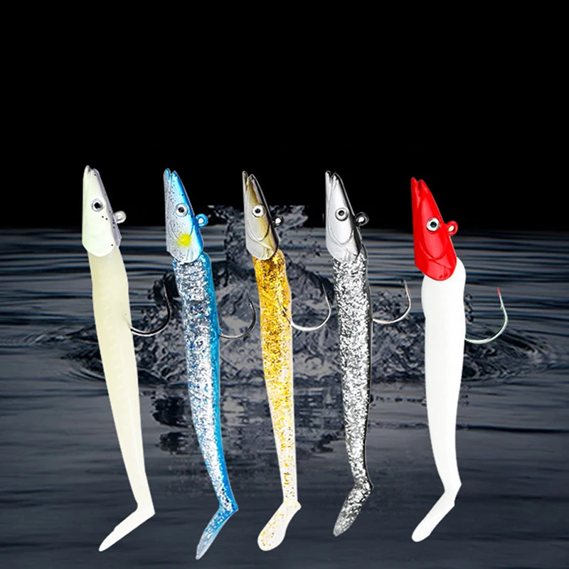 1PC 13cm 20g lead jig Head Single Hook Soft Fishing Lure Wobbler Bait Sinking Jigging Sea Fishing Peche Pesca Fishing Tackle
1PC 13cm 20g lead jig Head Single Hook Soft Fishing Lure Wobbler Bait Sinking Jigging Sea Fishing Peche Pesca Fishing Tackle