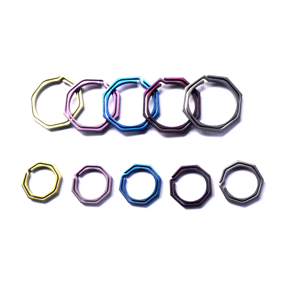 6 Colors 20mm Titanium EDC TC4 Key Chain Ring Buckle Keychain Men Key Holder Metal Car Octagon Keyring EDC
6 Colors 20mm Titanium EDC TC4 Key Chain Ring Buckle Keychain Men Key Holder Metal Car Octagon Keyring EDC