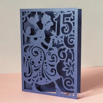 50pcs Bat Mitzvah Decoration Laser Cut Beautiful Girl Design Wedding Invitation Cards 15th Birthday Adult Ceremony Invitation
50pcs Bat Mitzvah Decoration Laser Cut Beautiful Girl Design Wedding Invitation Cards 15th Birthday Adult Ceremony Invitation