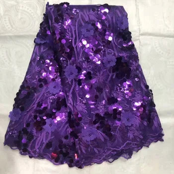 African lace fabric 2018 high quality sequins lace 3d flower fabric with pearl rhinestone trim nigerian lace for wedding purple
African lace fabric 2018 high quality sequins lace 3d flower fabric with pearl rhinestone trim nigerian lace for wedding purple
