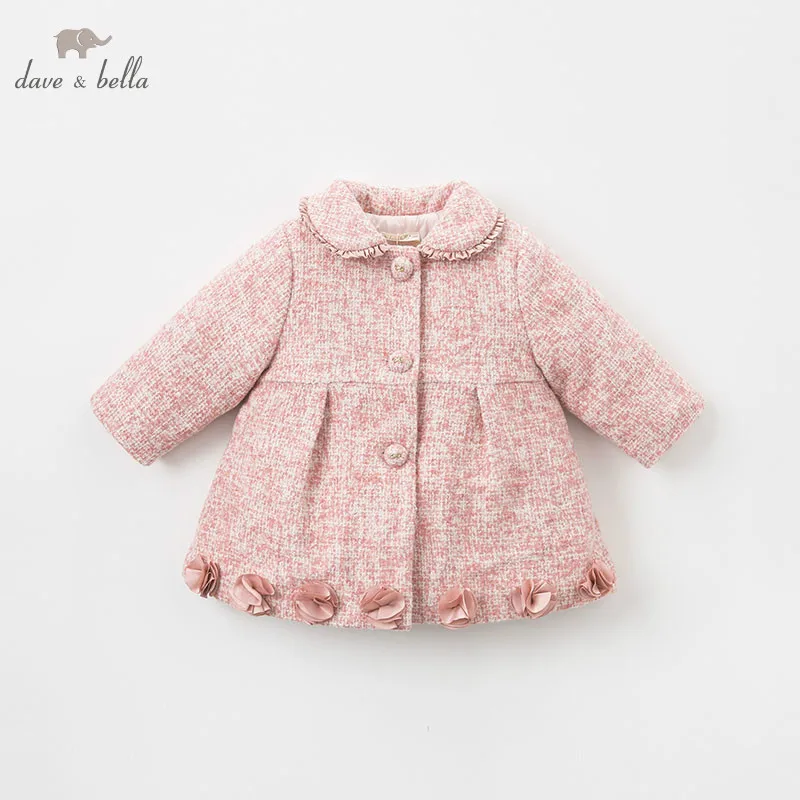 DBJ8773 dave bella baby girls jacket children long sleeve outerwear fashion wool coat
DBJ8773 dave bella baby girls jacket children long sleeve outerwear fashion wool coat
