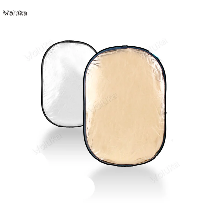 Reflector Board gold and silver two-color folding portable background keying oval FLEXO plate Photography Accessories CD50 T07
Reflector Board gold and silver two-color folding portable background keying oval FLEXO plate Photography Accessories CD50 T07