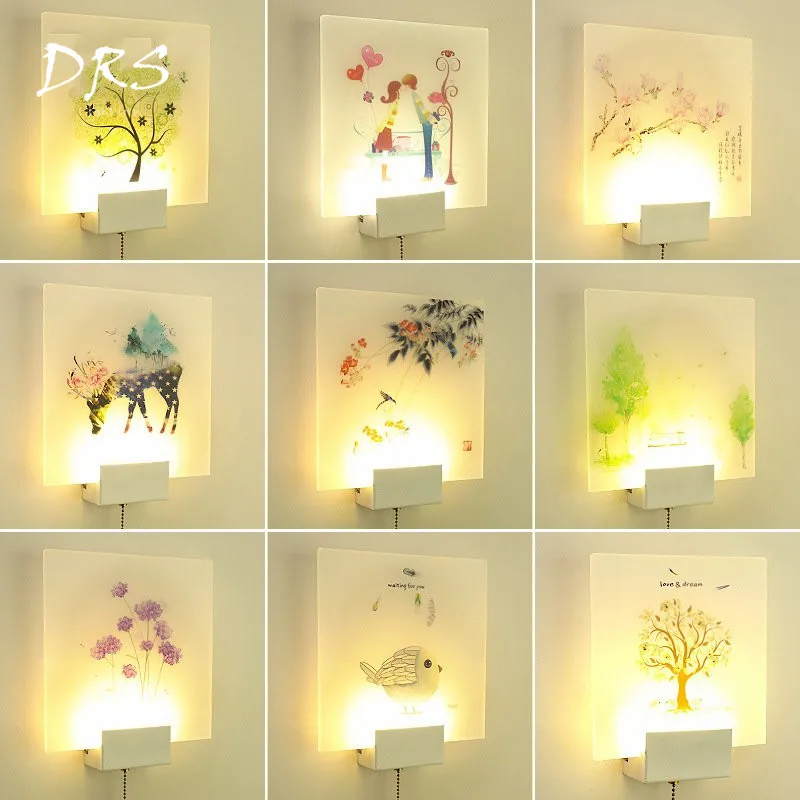 Eye Protection LED Lamp Simple Modern Bedroom Bedside Lamp European Garden Aisle Stairs Warm Living Room Wall Murals Loft Decor
Eye Protection LED Lamp Simple Modern Bedroom Bedside Lamp European Garden Aisle Stairs Warm Living Room Wall Murals Loft Decor