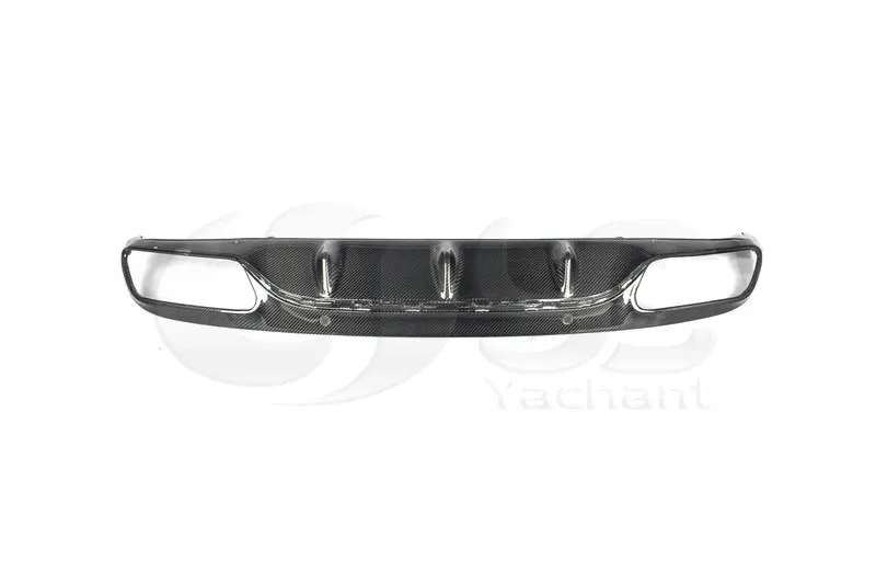 2016-2018 Mercedes Benz C205 C63 Coupe OEM Style Rear Diffuser CF (1)