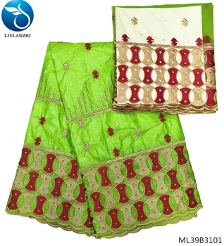 LIULANZHI green bazin riche cotton fabric with 2yards soft scarf african fabrics 7yards/lot for party dress ML39B31
LIULANZHI green bazin riche cotton fabric with 2yards soft scarf african fabrics 7yards/lot for party dress ML39B31