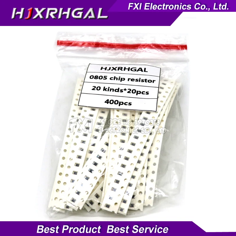 20Value*20PCS =400PCS 0805 5% SMD Resistor Kit 1/8W (10 ohm~1M ohm) component diy samples kit new and original
20Value*20PCS =400PCS 0805 5% SMD Resistor Kit 1/8W (10 ohm~1M ohm) component diy samples kit new and original