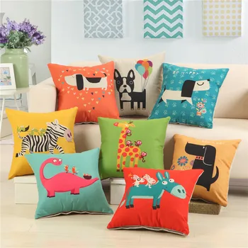 45x45cm Cartoon Animal Dog Pattern Cushion Covers For Home Sofa Decor Children Room Decorative Pillow Case
45x45cm Cartoon Animal Dog Pattern Cushion Covers For Home Sofa Decor Children Room Decorative Pillow Case