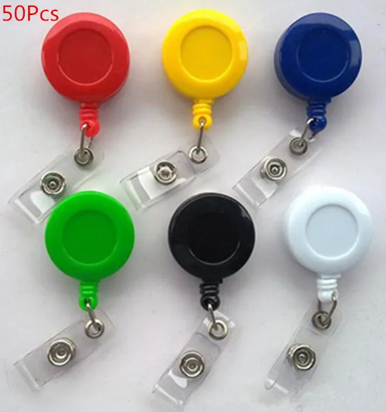 50Pcs/set Badge Holder Retractable Key Chain Ring Reel Carabiners Clip Nylon Cord
50Pcs/set Badge Holder Retractable Key Chain Ring Reel Carabiners Clip Nylon Cord