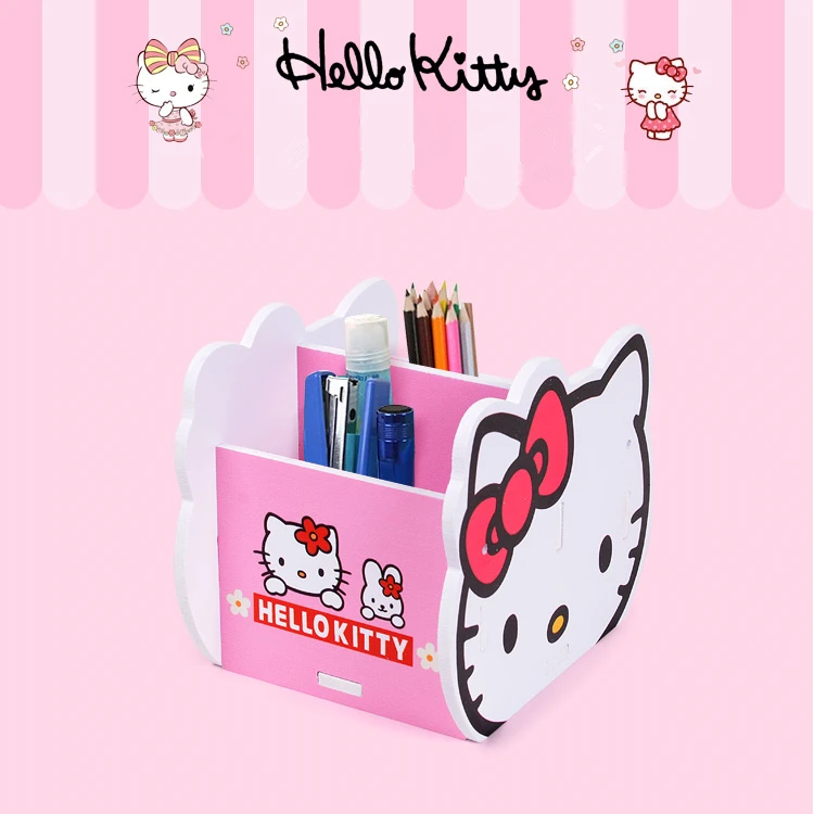 Hello Kitty Desktop Wooden Storage Box Remote Control/Ball Point Pen/Key/Comb Stationery Holder Receive A Case B53
Hello Kitty Desktop Wooden Storage Box Remote Control/Ball Point Pen/Key/Comb Stationery Holder Receive A Case B53