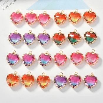 High Quality Colorful Crystal Rhinestone Heart Charms 10pcs 16*13MM DIy Jewelry Ornament Accessories Material Necklace Pendants
High Quality Colorful Crystal Rhinestone Heart Charms 10pcs 16*13MM DIy Jewelry Ornament Accessories Material Necklace Pendants