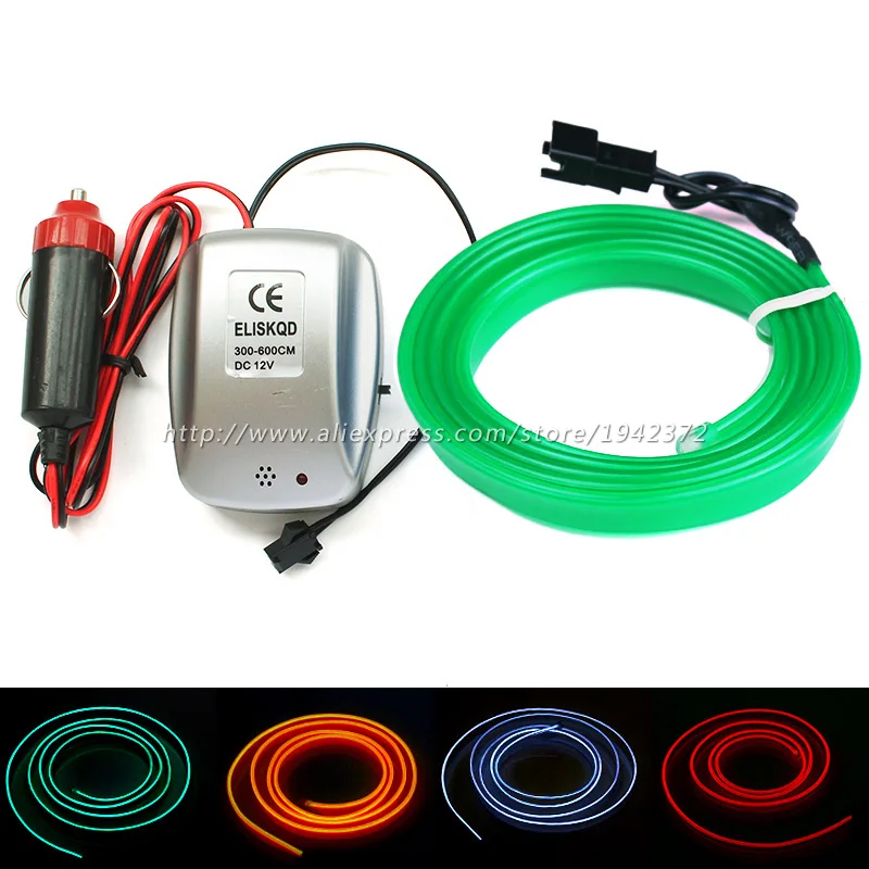1/ 3/ 5Meters Car Decorative Lights EL Salon Wire Cold Neon Light Line with Voice Sound Controller Driver Inverter Car Styling
1/ 3/ 5Meters Car Decorative Lights EL Salon Wire Cold Neon Light Line with Voice Sound Controller Driver Inverter Car Styling