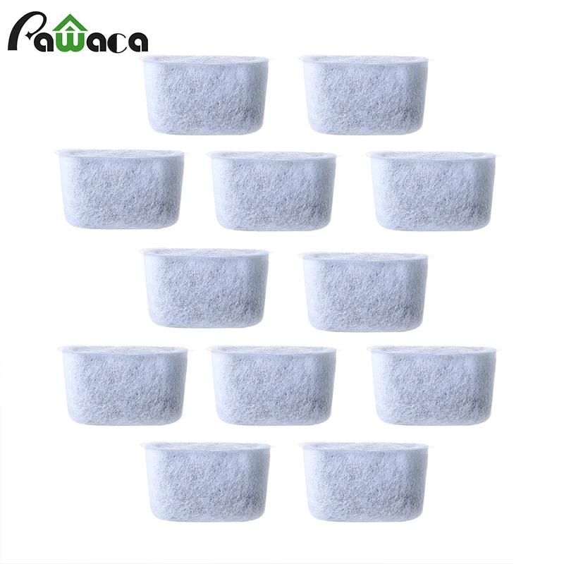 Image 12pcs set Replacement Activated Carbon Filter Activated Charcoal Water Filters for Cuisinart Coffee Makers Coffee Machines white