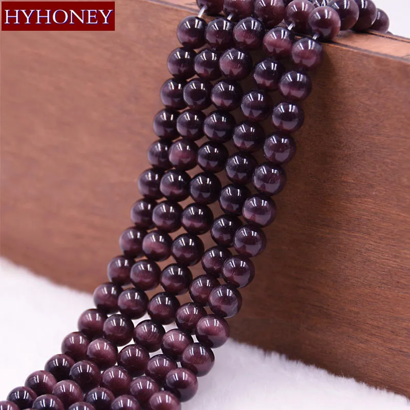 HYHONEY 8MM Cat's Eye Natural Stone Beads Charm DIY Fit For Bracelet Handmade Jewelry Making 6 color Wholesale
HYHONEY 8MM Cat's Eye Natural Stone Beads Charm DIY Fit For Bracelet Handmade Jewelry Making 6 color Wholesale