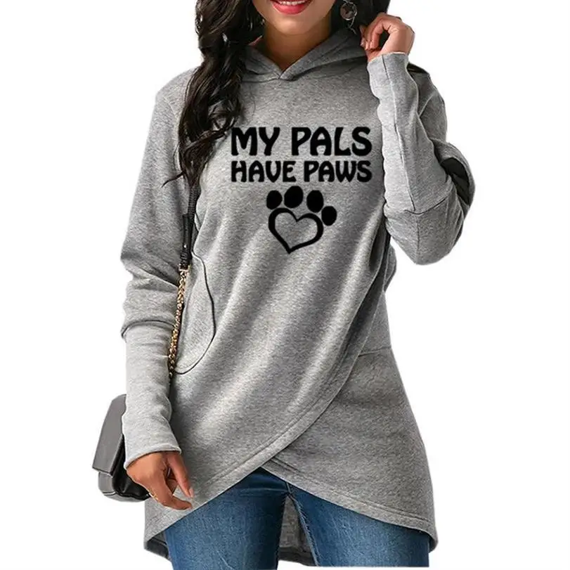 Hoodies For Women Paw Letters Print Split Hoodies Women Sweatshirts Kawaii Female Harajuku Print Printing Cropped Comfortable
Hoodies For Women Paw Letters Print Split Hoodies Women Sweatshirts Kawaii Female Harajuku Print Printing Cropped Comfortable