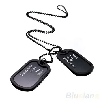 Military Army Style Black 2 Dog Tags Pendant Sweater Chain Necklace Men's Jewelry long necklace nightmare before christmas NEW
Military Army Style Black 2 Dog Tags Pendant Sweater Chain Necklace Men's Jewelry long necklace nightmare before christmas NEW