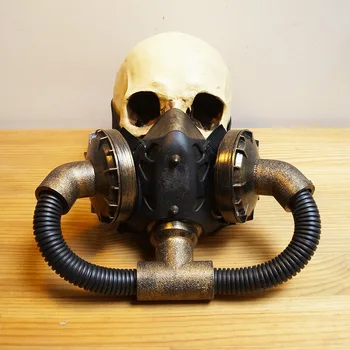 Double Steam Punk Mask Steampunk mask Gas Masks Daft Punk mighty Metal Rivet Respirator Goggles Vintage glasses land Retro
Double Steam Punk Mask Steampunk mask Gas Masks Daft Punk mighty Metal Rivet Respirator Goggles Vintage glasses land Retro