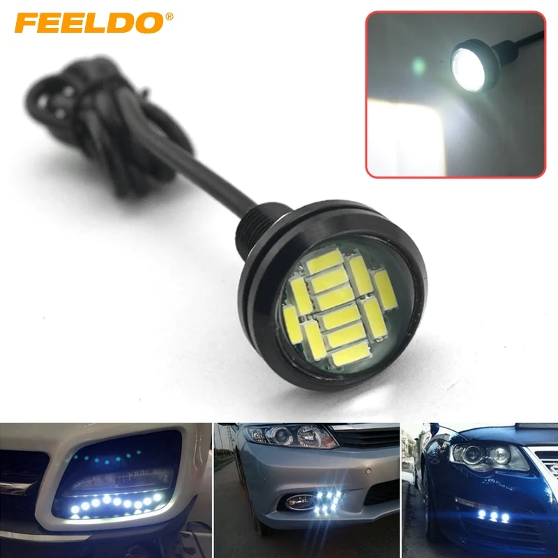 Сверхтонкие белые светодиодные лампы для DRL 3014 12SMD Автомобильный светодиодный орлиный глаз фонарь заднего хода, 4 Вт, 23 мм, 10 шт., FEELDO, # CA1425
Сверхтонкие белые светодиодные лампы для DRL 3014 12SMD Автомобильный светодиодный орлиный глаз фонарь заднего хода, 4 Вт, 23 мм, 10 шт., FEELDO, # CA1425