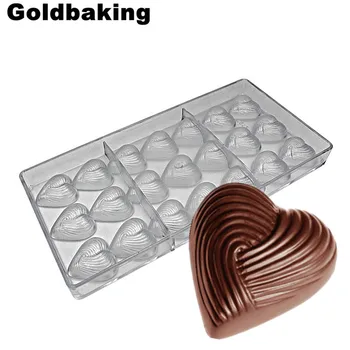 DIY Chocolate Molds Jelly Mould Baking Tray Polycarbonate Chocolate Mold Lover Heart 3D PC Candy Mold
DIY Chocolate Molds Jelly Mould Baking Tray Polycarbonate Chocolate Mold Lover Heart 3D PC Candy Mold