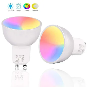 WiFi Smart Light Bulb E27/GU5.3/GU10 RGBW 6W LED Dimmable Light Cup Compatible with Alexa&Google Home Remote Light Bulb
WiFi Smart Light Bulb E27/GU5.3/GU10 RGBW 6W LED Dimmable Light Cup Compatible with Alexa&Google Home Remote Light Bulb