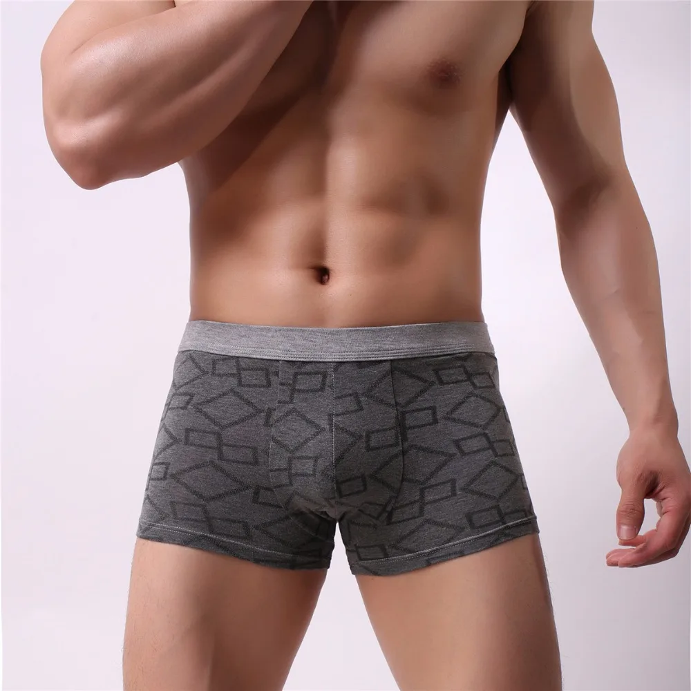 Трусы-боксеры Nice cotton 2019 мужские мягкое дышащее удобное нижнее белье Однотонные