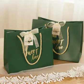 20pcs Creative Dark Green Sweet Love Paper Chocolate Bag Party Supplies Gift Bag Wedding Favors Candy Boxes Makeups Hand Bags
20pcs Creative Dark Green Sweet Love Paper Chocolate Bag Party Supplies Gift Bag Wedding Favors Candy Boxes Makeups Hand Bags