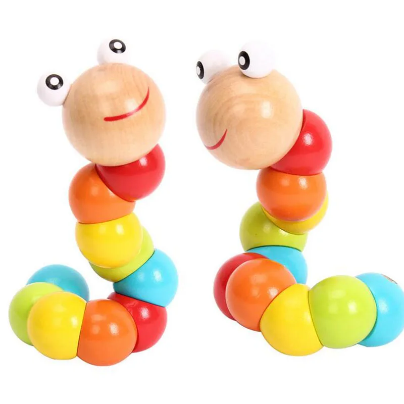 Colorful Insects Puzzles Baby Children Fingers Flexible Training Science Twisting Worm Toys Kids Educational Wooden Toys
Colorful Insects Puzzles Baby Children Fingers Flexible Training Science Twisting Worm Toys Kids Educational Wooden Toys