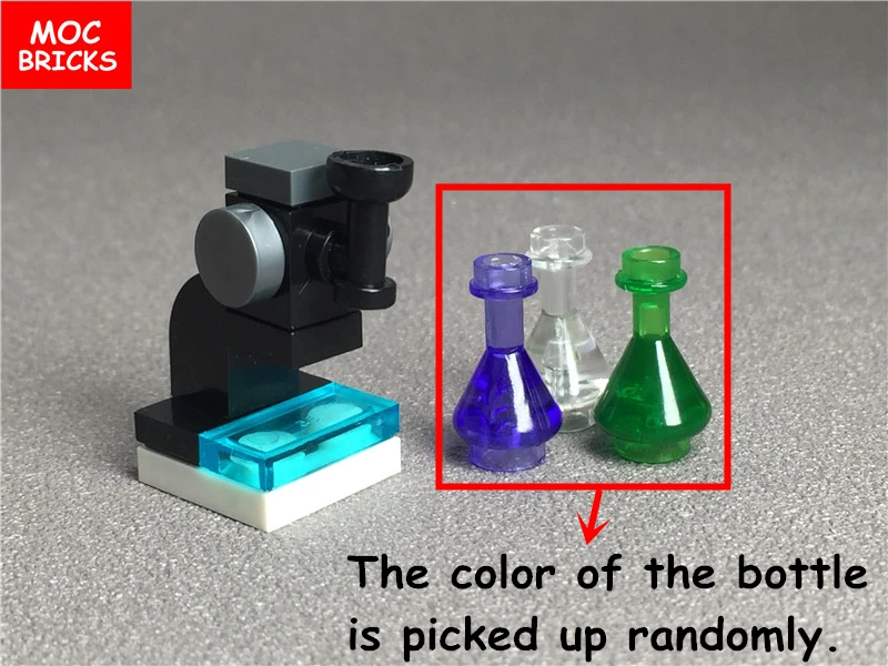 2sets/lot MOC Bricks DIY Single hole microscope and Chemical bottle action figure building Blocks Bricks Best KIDS Dolls Gifts
2sets/lot MOC Bricks DIY Single hole microscope and Chemical bottle action figure building Blocks Bricks Best KIDS Dolls Gifts