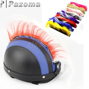 Colorful Motorbike Mohawk Motorcycle Snowboard Paintball ATV BMX Bike Helmet Mohawk Snowmobile Riding Helmet Wig Hair Decoration
Colorful Motorbike Mohawk Motorcycle Snowboard Paintball ATV BMX Bike Helmet Mohawk Snowmobile Riding Helmet Wig Hair Decoration