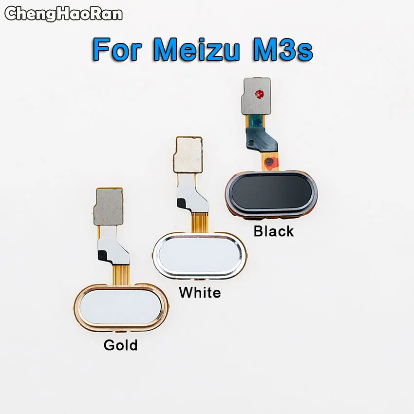 ChengHaoRan шлейф для Meizu M3S Home кнопка распознавания отпечатков пальцев сенсорный