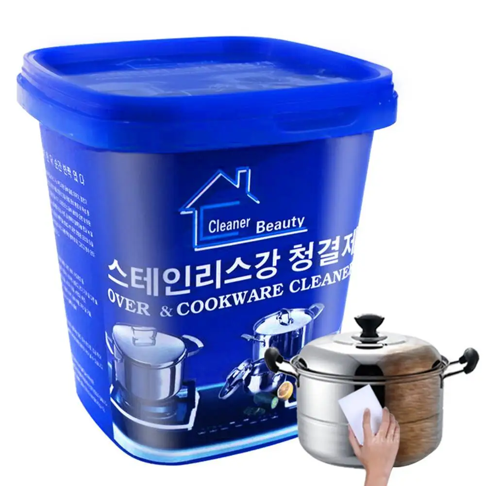 Multi-Purpose Cleaning Paste Stainless Steel Cleaner Without Water Cleaning Rust Stains Quickly Remove Stains, Oils, Glazes And
Multi-Purpose Cleaning Paste Stainless Steel Cleaner Without Water Cleaning Rust Stains Quickly Remove Stains, Oils, Glazes And