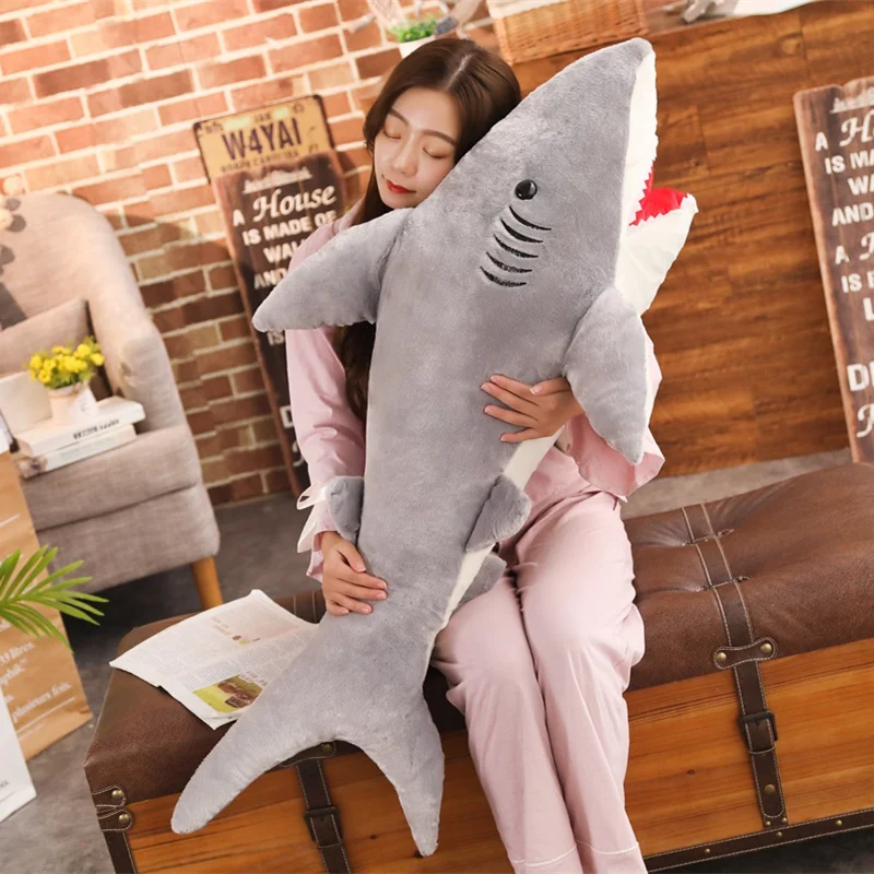 Hot Sale Big Size Funny Soft Bite Shark Plush Toy Stuffed Animal Sleeping Pillow Pillow Appease Cushion Gift For Children
Hot Sale Big Size Funny Soft Bite Shark Plush Toy Stuffed Animal Sleeping Pillow Pillow Appease Cushion Gift For Children