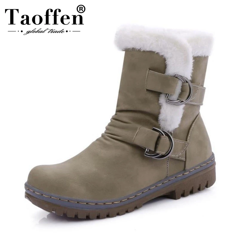 Women Round Toe Ankle Boots Woman Warm Fur Winter Snow Boots New Fashion Buckle Style Footwear Low Heel Shoes Size 34-43
Women Round Toe Ankle Boots Woman Warm Fur Winter Snow Boots New Fashion Buckle Style Footwear Low Heel Shoes Size 34-43