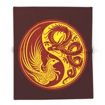Yellow And Red Dragon Phoenix Yin Yang 88" x 104" Blanket Throw on Sofa Bed Plane Plaids Solid Bedspreads Home Textile
Yellow And Red Dragon Phoenix Yin Yang 88" x 104" Blanket Throw on Sofa Bed Plane Plaids Solid Bedspreads Home Textile