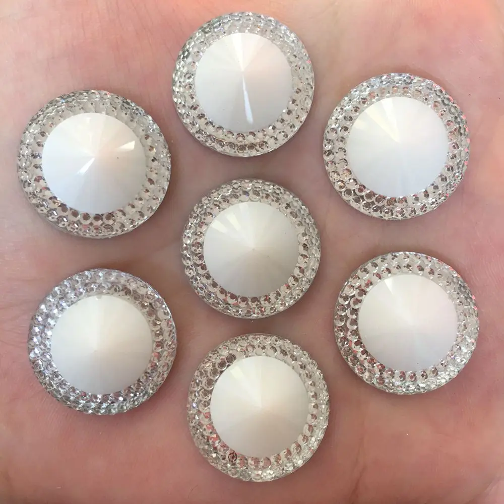 20pcs Resin 20mm Convex Round Spires Flatback Rhinestone Scrapbook Wedding DIY R912*2
20pcs Resin 20mm Convex Round Spires Flatback Rhinestone Scrapbook Wedding DIY R912*2