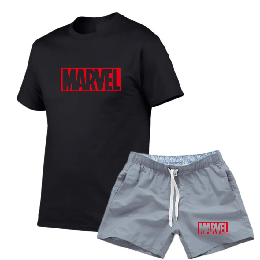 Summer men/women marvel T Shirts Fashion MARVEL Man Short sleeve Tshirt+Shorts Moscow Russia Mens Cotton Tees suit S-XXL
Summer men/women marvel T Shirts Fashion MARVEL Man Short sleeve Tshirt+Shorts Moscow Russia Mens Cotton Tees suit S-XXL