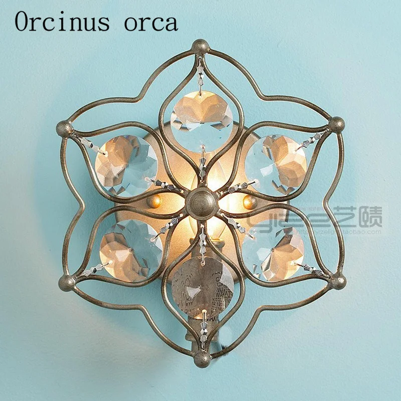 Nordic retro crystal wall lamp bar living room aisle bedroom bedside romantic environmental protection crystal wall lamp
Nordic retro crystal wall lamp bar living room aisle bedroom bedside romantic environmental protection crystal wall lamp