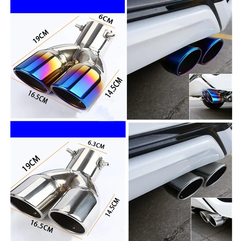 NEW C-HR CHR Stainless Steel Chrome Muffler Exhaust Pipe Tip Tail Exhauster for Toyota CHR
NEW C-HR CHR Stainless Steel Chrome Muffler Exhaust Pipe Tip Tail Exhauster for Toyota CHR