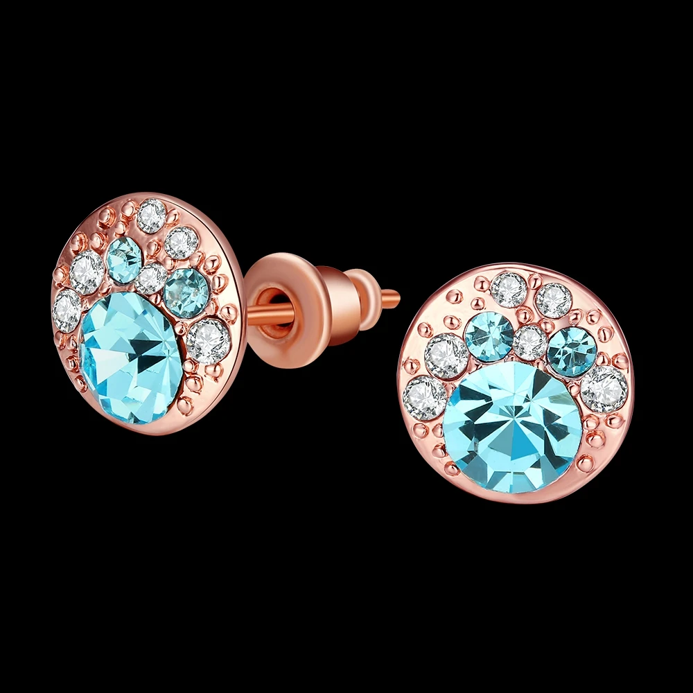 Newest AAA Zircon stone stud earrings for women girls Rose gold color & silver color Austrian earring fashion jewelry brincos
Newest AAA Zircon stone stud earrings for women girls Rose gold color & silver color Austrian earring fashion jewelry brincos