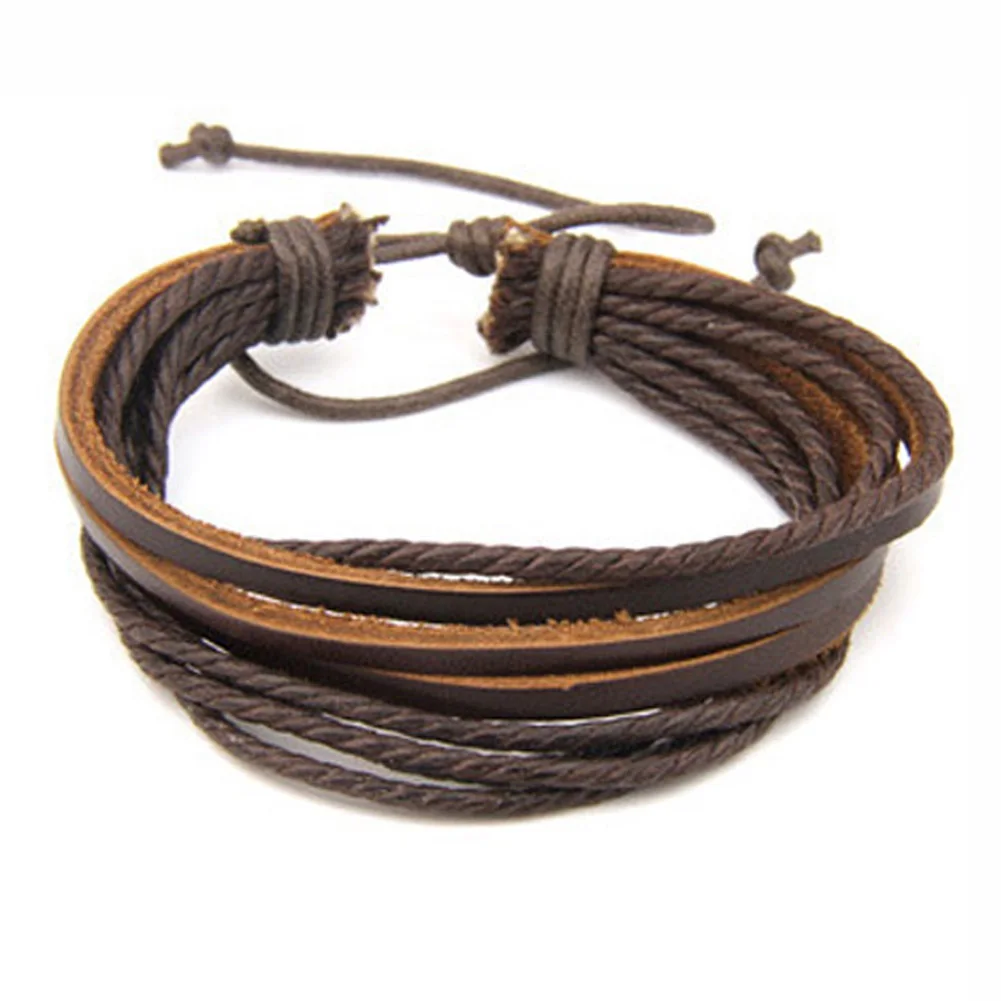 2017 Hot 100% hand-woven Fashion Jewelry Wrap multilayer Leather Braided Rope Wristband men bracelets & bangles for women
2017 Hot 100% hand-woven Fashion Jewelry Wrap multilayer Leather Braided Rope Wristband men bracelets & bangles for women